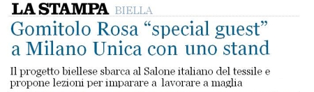 La Stampa on line 26-08-2014